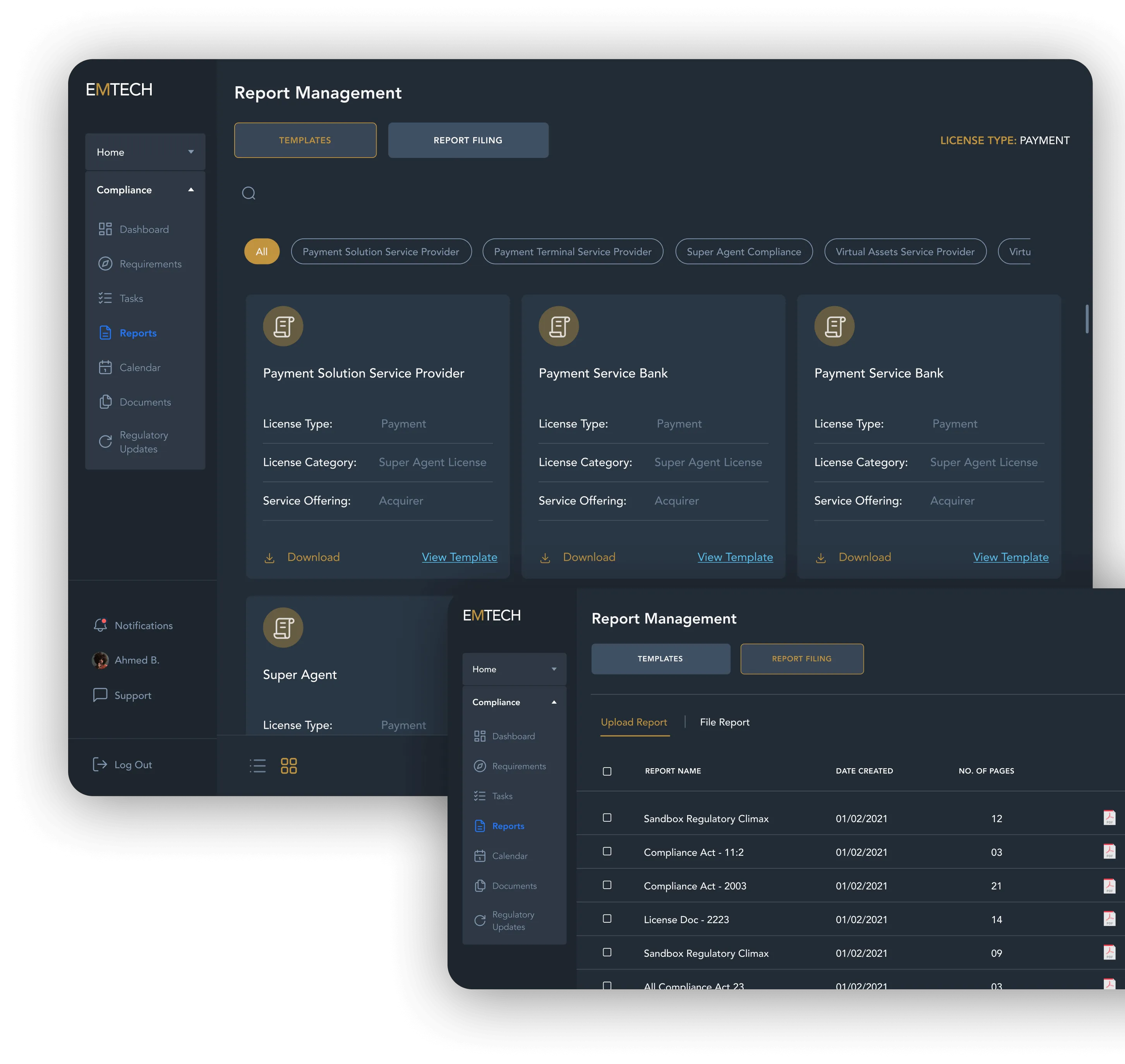 beyond compliance dashboard